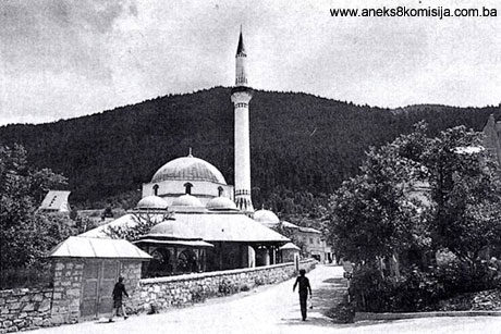 Sinan-begova džamija (Džamija Sinan-bega Boljanića), mjesto i ostaci graditeljske cjeline