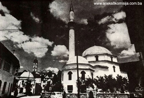 Sinan-begova džamija (Džamija Sinan-bega Boljanića), mjesto i ostaci graditeljske cjeline