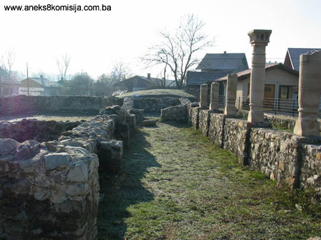 Kasnoantička bazilika na Crkvini, arheološko područje