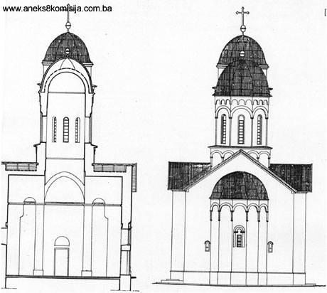 Manastir Ozren sa freskama, graditeljska cjelina