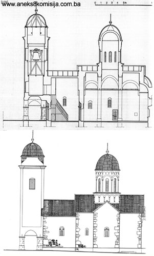 Manastir Ozren sa freskama, graditeljska cjelina