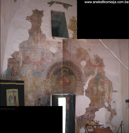 Manastir Ozren sa freskama, graditeljska cjelina