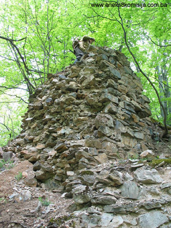 Stari grad u Kreševu, historijsko područje