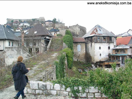 Jajce, historijsko gradsko područje