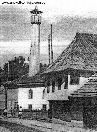 Tabačka (Tabačica) džamija u Visokom, graditeljska cjelina