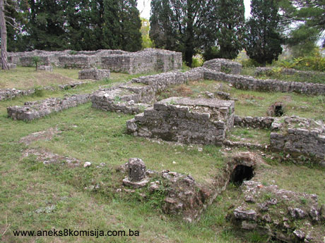 Utvrđena kasnoantička vila Mogorjelo, arheološko područje