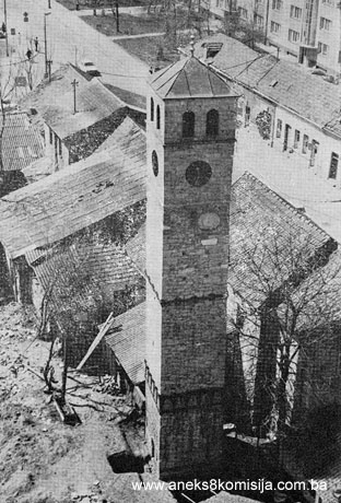 Sahat kula, područje i ostaci historijske građevine