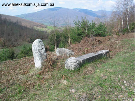 Groblje na Presjeci, grobljanska cjelina