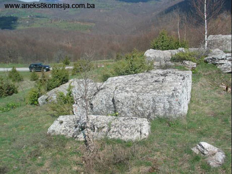 Groblje na Presjeci, grobljanska cjelina
