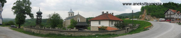 Manastir Papraća u Papraći, graditeljska cjelina