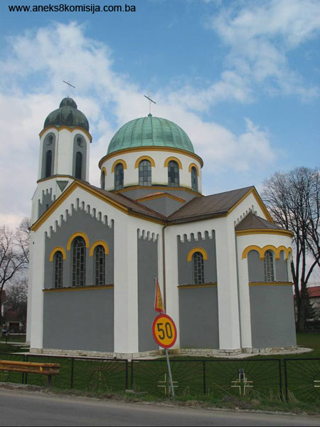 Pravoslavna crkva sv. Save u Blažuju sa grobljem, opština Ilidža, graditeljska cjelina