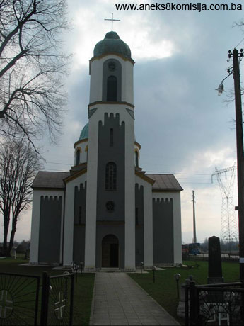Pravoslavna crkva sv. Save u Blažuju sa grobljem, opština Ilidža, graditeljska cjelina