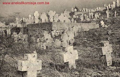 Staro pravoslavno groblje na Bjelušinama u Mostaru, grobljanska cjelina
