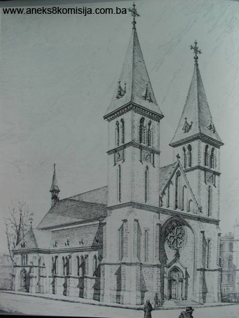 Katedrala (Katedrana crkva Srca Isusova), historijska građevina