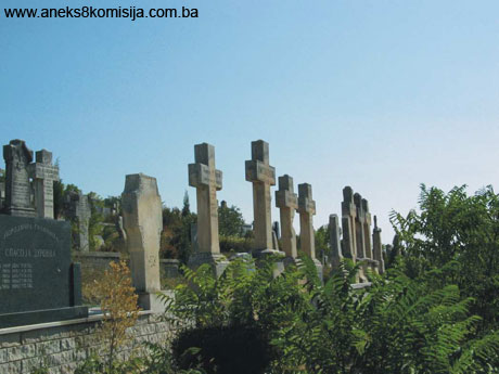 Staro pravoslavno groblje na Pašinovcu u Mostaru, grobljanska cjelina