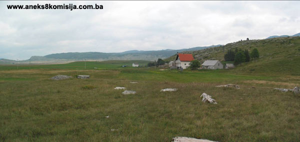 Nekropola sa stećcima Ponor, historijsko područje