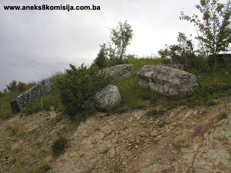 Nekropola sa stećcima Delijaš, historijsko područje