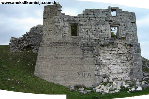 Stari grad Glamoč, graditeljska cjelina