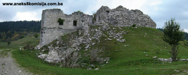 Stari grad Glamoč, graditeljska cjelina