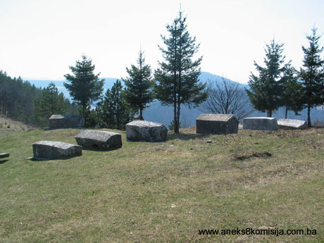 Nekropola sa stećcima u Olovcima, historijsko područje
