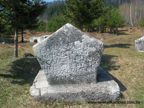 Nekropola sa stećcima u Olovcima, historijsko područje