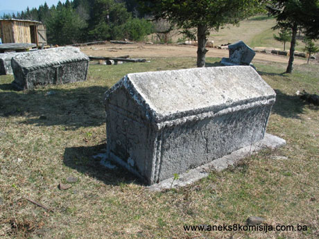 Nekropola sa stećcima u Olovcima, historijsko područje