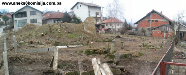 Harem Hadži Osmanije (Taline) džamije, povijesno područje