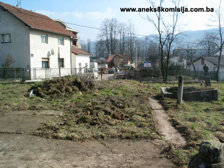 Harem Hadži Omerove (Dolačke) džamije, historijsko područje