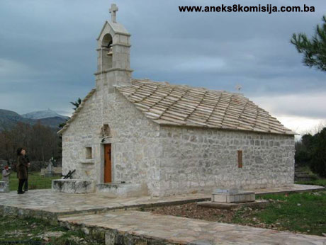 Crkva sv. Neđeljke (sv. Nedelje) i nekropola sa stećcima Taleža, historijsko područje