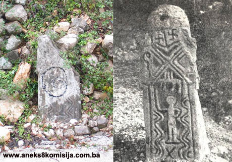 Stari križevi u Drežnici, historijsko područje