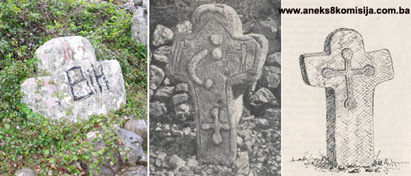 Stari križevi u Drežnici, historijsko područje