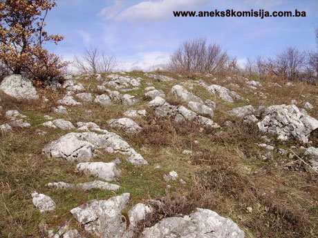 Praistorijska gradina na lokalitetu Grabovik – Zaketuša iznad sela Straža, arheološko područje