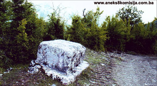 Nekropola sa stećcima na lokalitetu Križevac u Doljanima, historijsko područje