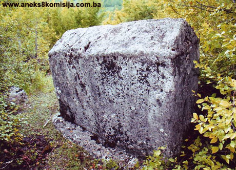 Nekropola sa stećcima na lokalitetu Križevac u Doljanima, historijsko područje