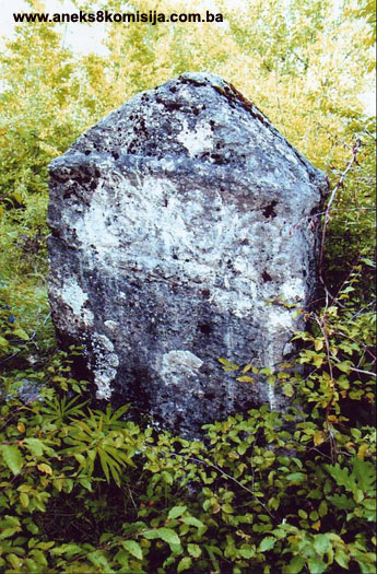 Nekropola sa stećcima na lokalitetu Križevac u Doljanima, historijsko područje