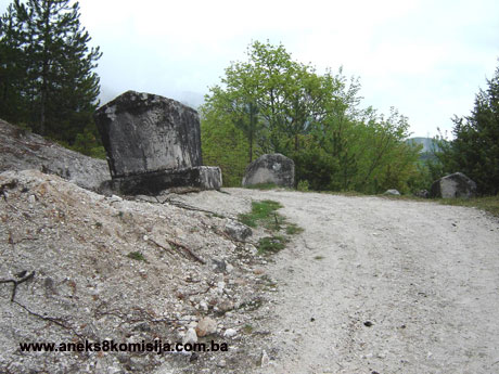 Nekropola sa stećcima na lokalitetima Kaursko groblje (Ciklice) i Brdo u Vrbljanima, historijsko područje