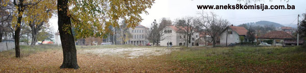 Katolička crkva Uznesenja Blažene Djevice Marije, mjesto i ostaci historijske građevine
