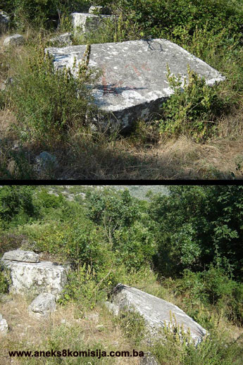Nekropola sa stećcima na lokalitetu Crkvina u Hutovu, arheološko područje