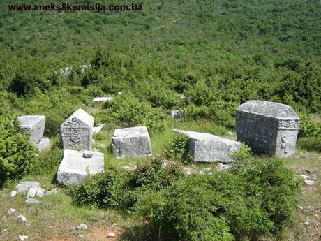 Nekropola sa stećcima na lokalitetu Međugorje u Glumini, arheološko područje