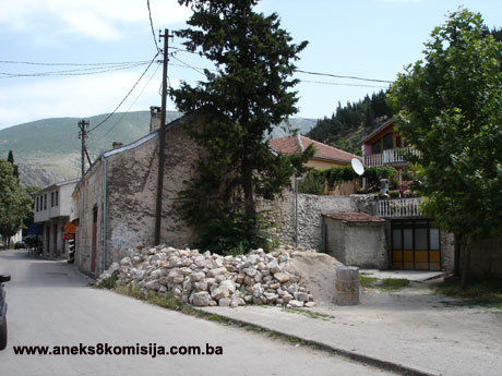 Hamam na Ćupriji, mjesto i ostaci historijske  građevine