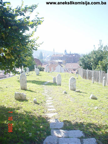 Staro groblje na Kovačima, grobljanska cjelina