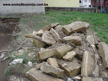 Čurčinica džamija sa haremom, mjesto i ostaci graditeljske cjeline