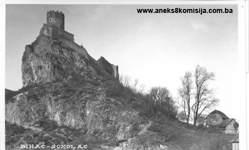 Prahistorijska gradina, srednjovjekovni i osmanski grad Sokolac u selu Sokolcu, historijsko područje