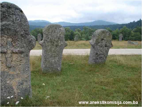 Nekropola sa stećcima Maculje, povijesno područje