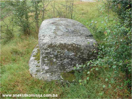 Nekropola sa stećcima Maculje, povijesno područje