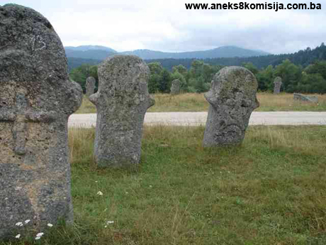 Nekropola sa stećcima Maculje, povijesno područje