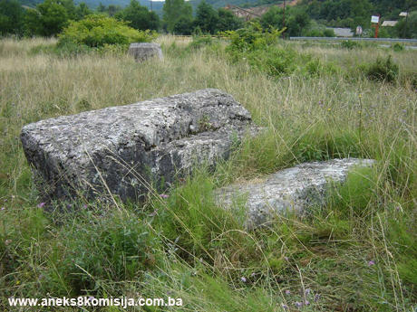 Nekropola sa stećcima i nišanima u Krupcu, historijsko područje