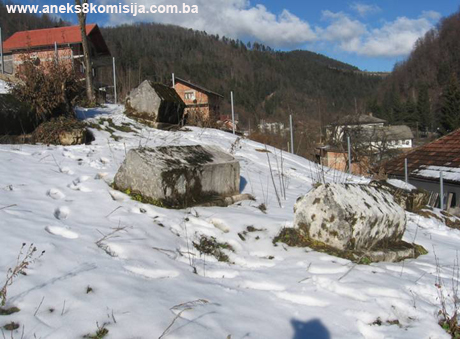 Nekropola sa stećcima Srednje, historijsko područje