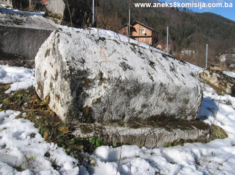 Nekropola sa stećcima Srednje, historijsko područje