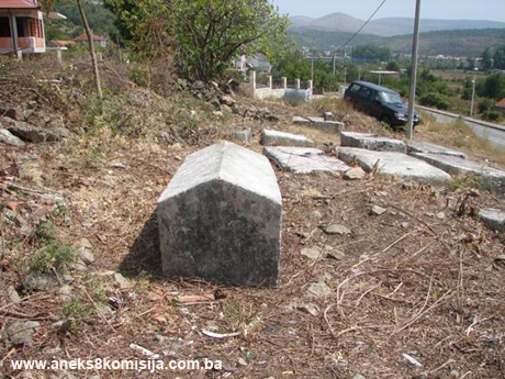 Nekropola sa stećcima i nišanima (Stari harem) na Gorici, povijesno područje